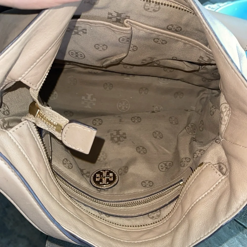 Vintage Tory Burch soft leather shoulder bag